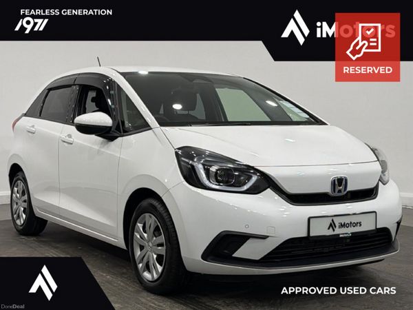 Honda Fit Hatchback, Petrol Hybrid, 2021, White