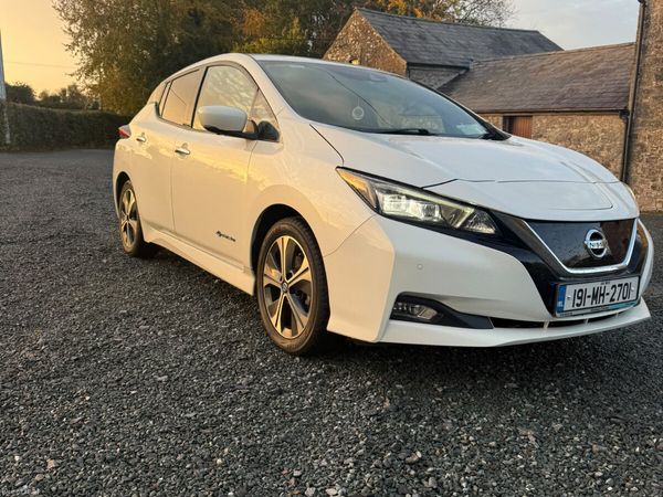 Nissan Leaf Hatchback, Electric, 2019, White