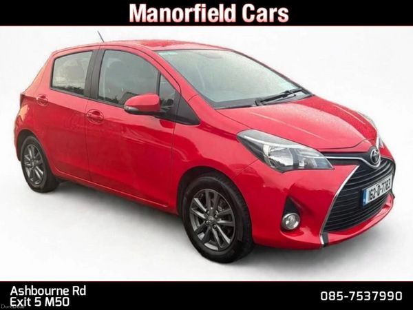 Toyota Yaris Hatchback, Petrol, 2016, Red