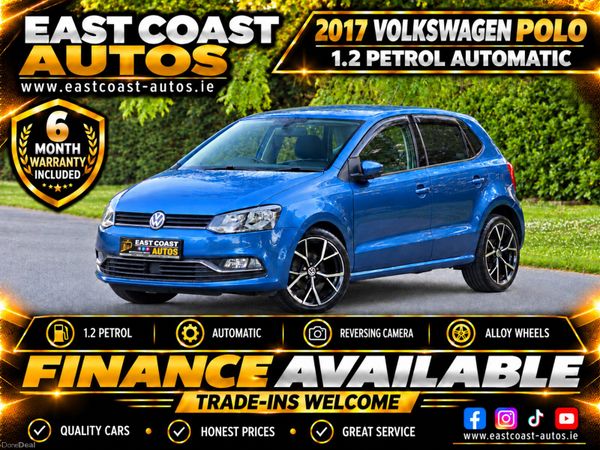 Volkswagen Polo Hatchback, Petrol, 2017, Blue