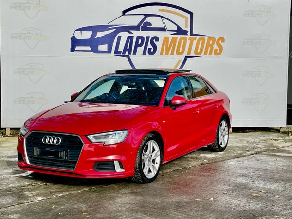 Audi A3 Saloon, Petrol, 2017, Red