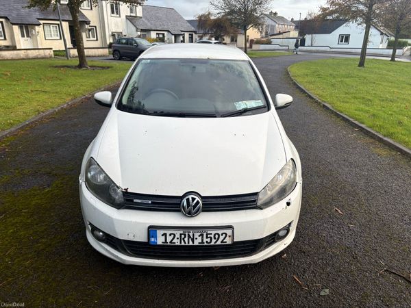 Volkswagen Golf Hatchback, Diesel, 2012, White