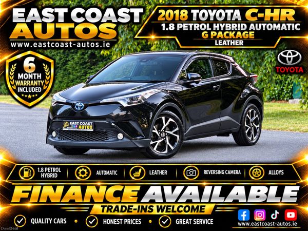 Toyota C-HR SUV, Petrol Hybrid, 2018, Black