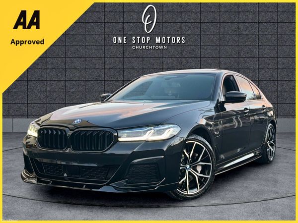 BMW 5-Series Saloon, Petrol Plug-in Hybrid, 2022, Black