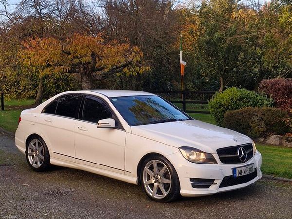 Mercedes-Benz C-Class Saloon, Diesel, 2014, White