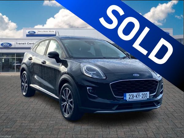 Ford Puma MPV, Petrol Hybrid, 2023, Black