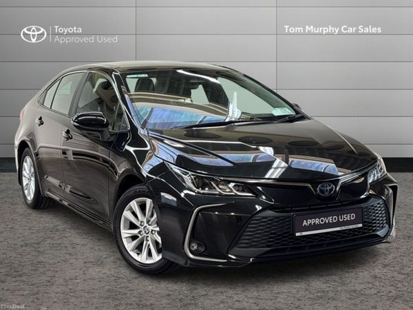 Toyota Corolla Saloon, Petrol Hybrid, 2023, Black