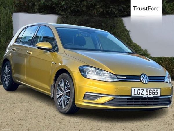 Volkswagen Golf Hatchback, Petrol, 2018, Yellow