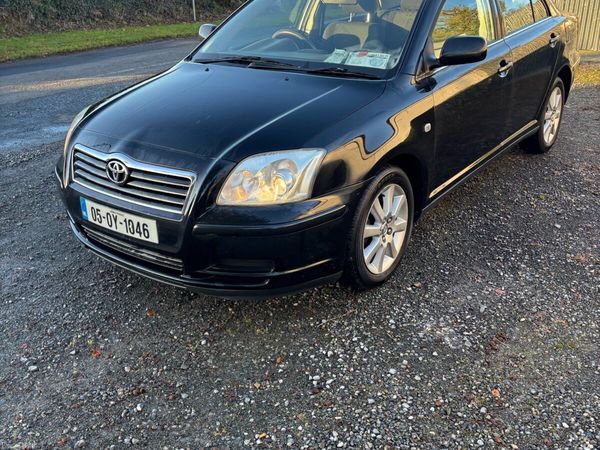 Toyota Avensis Saloon, Petrol, 2005, Black