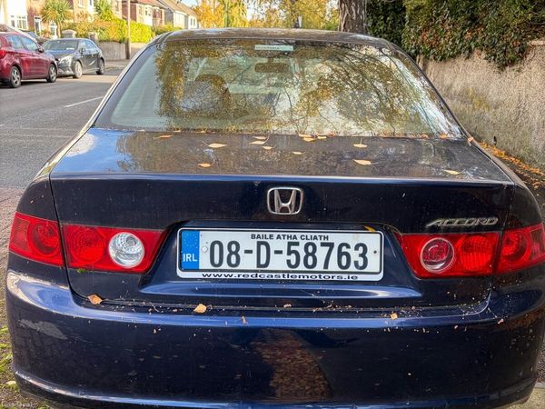 Honda Accord Saloon, Petrol, 2008, Blue