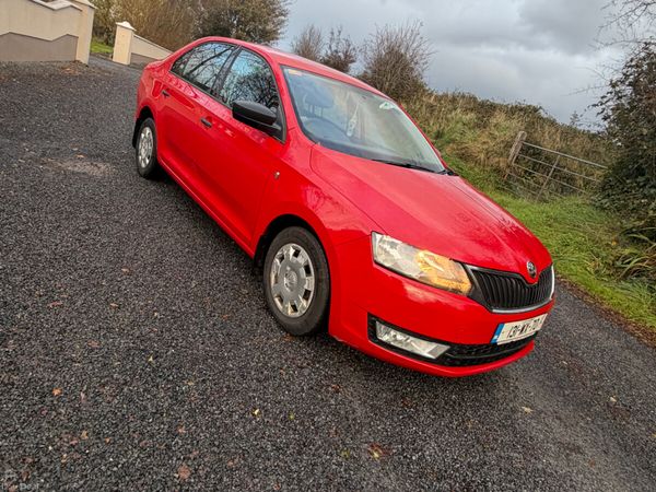 Skoda Rapid Saloon, Petrol, 2013, Red