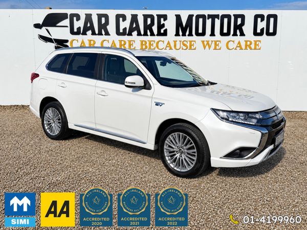 Mitsubishi Outlander SUV, Petrol Plug-in Hybrid, 2019, White