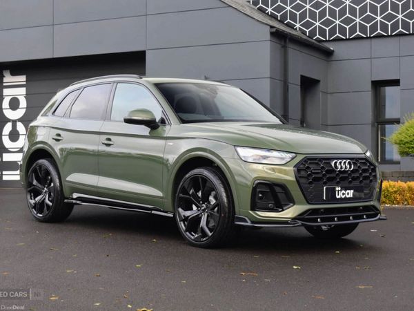 Audi Q5 SUV, Diesel Hybrid, 2023, Green