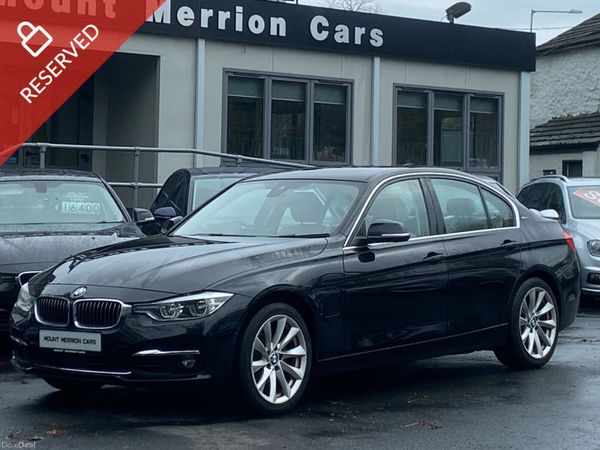 BMW 3-Series Saloon, Petrol Plug-in Hybrid, 2016, Black
