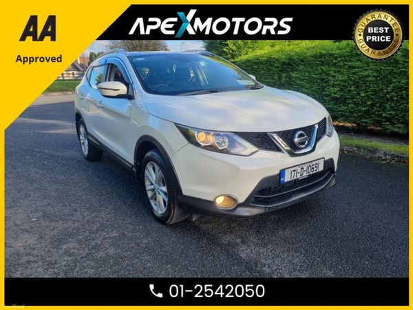 Nissan Qashqai SUV, Petrol, 2017, White