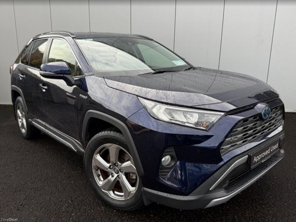 Toyota RAV4 SUV, Petrol Hybrid, 2021, Blue