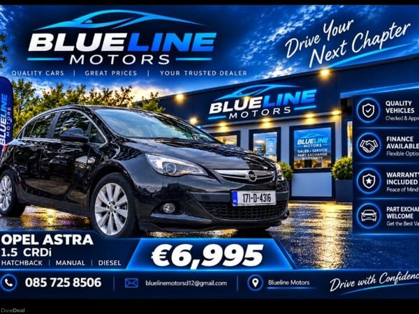 Opel Astra Hatchback, Diesel, 2017, Black