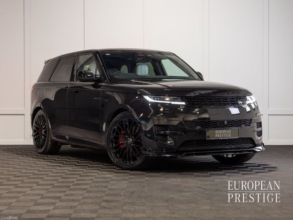 Land Rover Range Rover Sport SUV, Petrol Plug-in Hybrid, 2024, Black