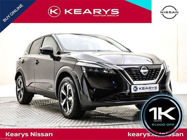 Nissan Qashqai SUV, Petrol Hybrid, 2024, Black