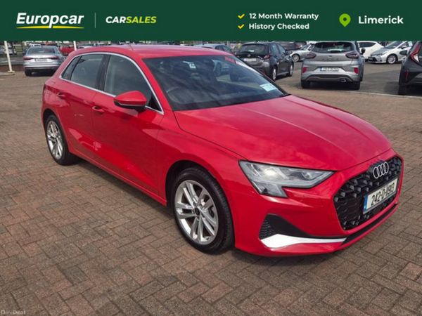 Audi A3 Hatchback, Petrol, 2024, Red