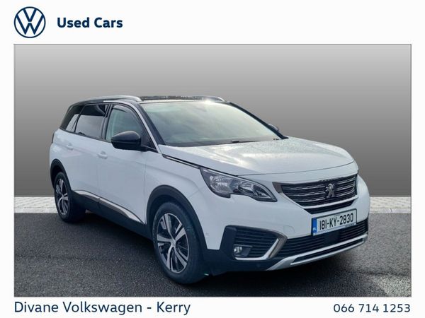 Peugeot 5008 MPV, Diesel, 2018, White