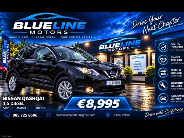Nissan Qashqai Hatchback, Diesel, 2016, Black