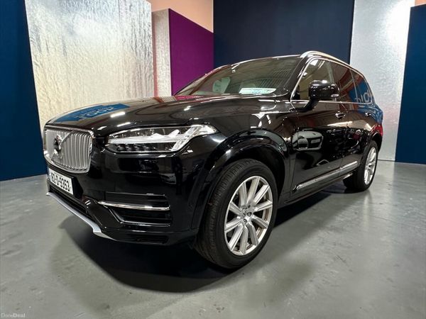 Volvo XC90 SUV, Petrol Plug-in Hybrid, 2018, Black