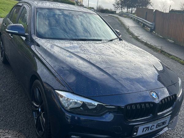 BMW 3-Series Saloon, Diesel, 2017, Blue