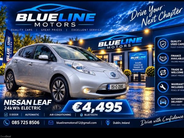 Nissan Leaf Hatchback, Electric, 2015, Silver