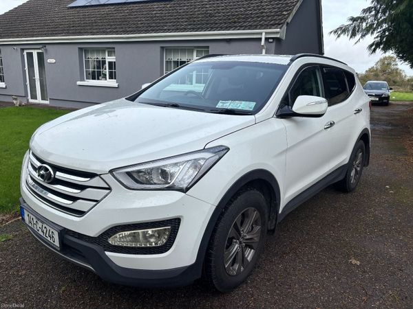 Hyundai Santa Fe SUV, Diesel, 2014, White