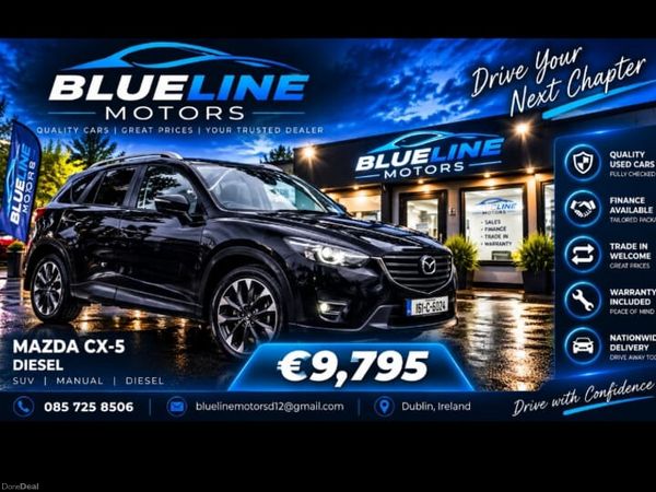 Mazda CX-5 SUV, Diesel, 2017, Black