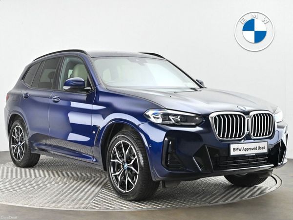 BMW X3 SUV, Petrol Plug-in Hybrid, 2024, Blue