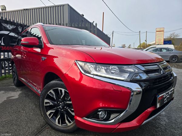 Mitsubishi Outlander SUV, Petrol Plug-in Hybrid, 2018, Red