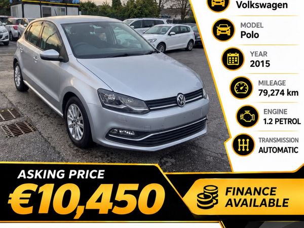 Volkswagen Polo Hatchback, Petrol, 2015, Silver