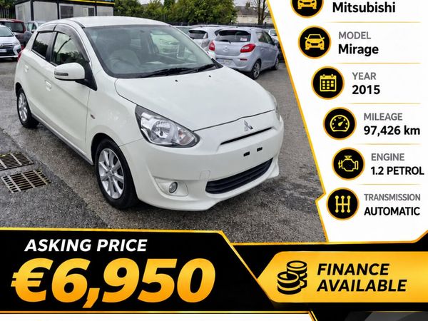 Mitsubishi Mirage Hatchback, Petrol, 2015, White