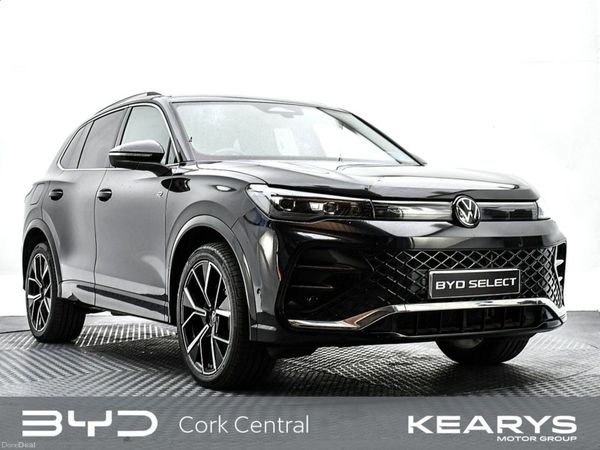Volkswagen Tiguan SUV, Petrol Plug-in Hybrid, 2024, Black