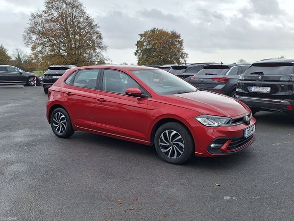 Volkswagen Polo Hatchback, Petrol, 2023, Red