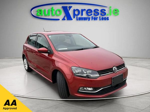Volkswagen Polo Hatchback, Petrol, 2017, Red