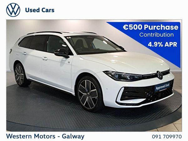 Volkswagen Passat Estate, Petrol Plug-in Hybrid, 2026, White