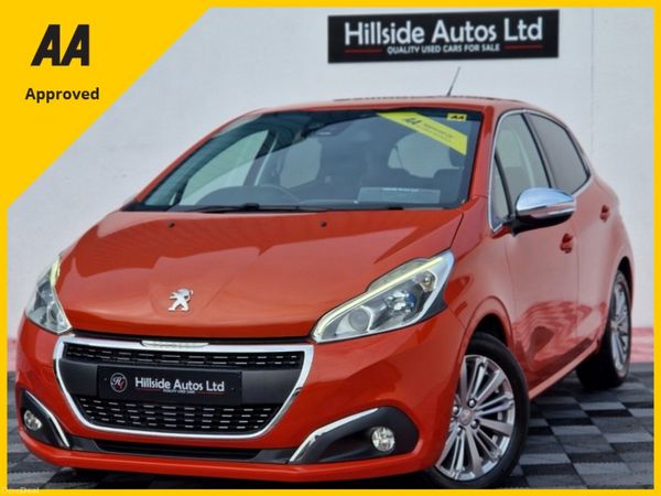 Peugeot 208 Hatchback, Petrol, 2017, Orange