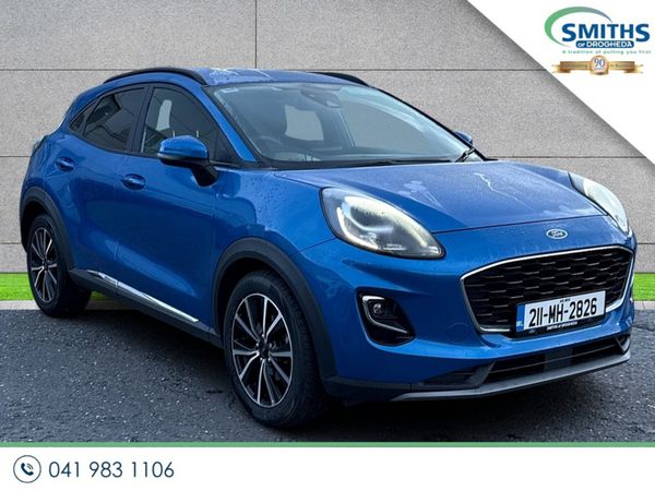 Ford Puma MPV, Petrol Hybrid, 2021, Blue
