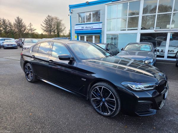 BMW 5-Series Saloon, Petrol Plug-in Hybrid, 2023, Black
