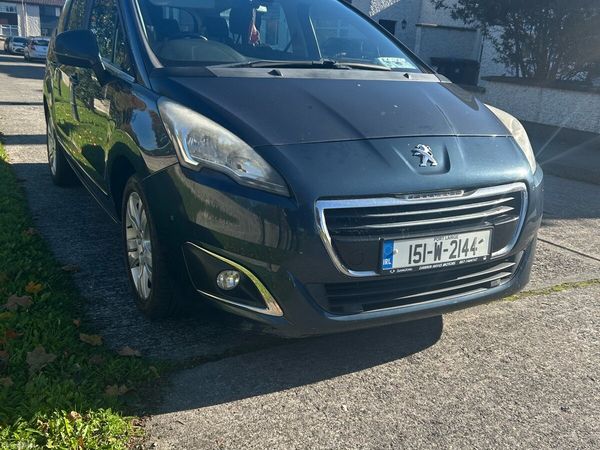 Peugeot 5008 MPV, Diesel, 2015, Blue