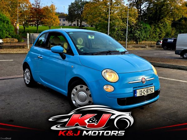 Fiat 500 Hatchback, Petrol, 2012, Blue