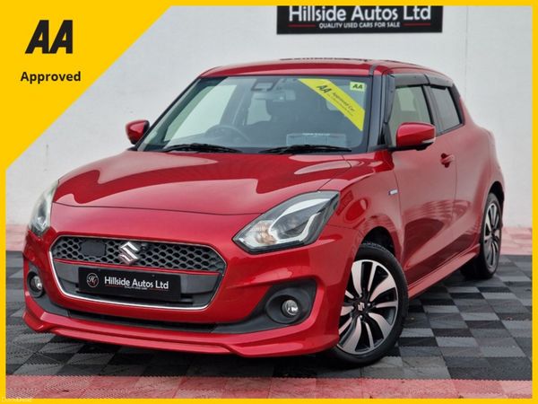 Suzuki Swift Hatchback, Petrol Hybrid, 2017, Red