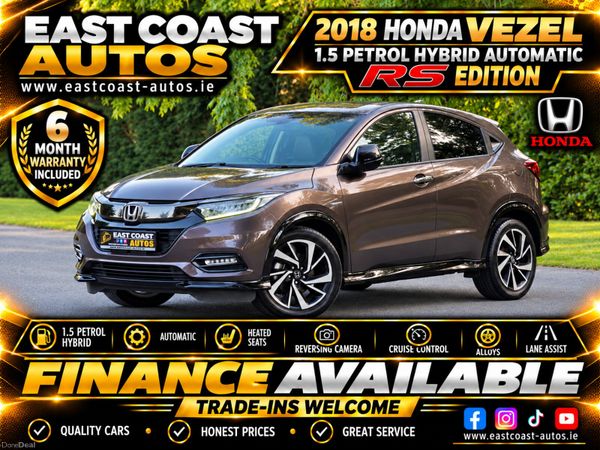 Honda Vezel SUV, Petrol Hybrid, 2018, Other
