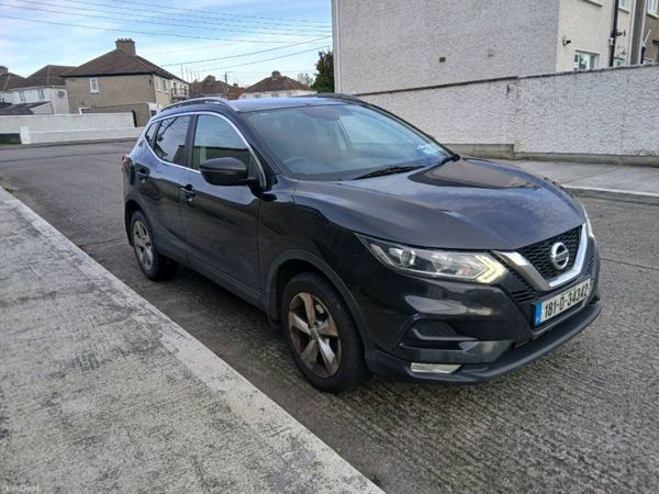 Nissan Qashqai MPV, Petrol, 2018, Black