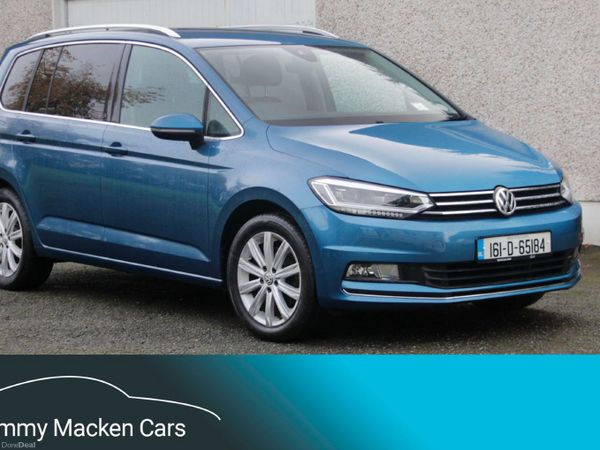 Volkswagen Touran MPV, Petrol, 2016, Blue
