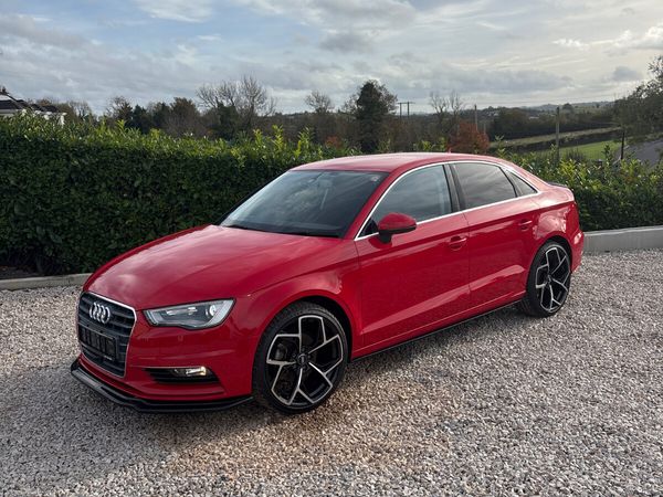 Audi A3 Saloon, Petrol, 2015, Red