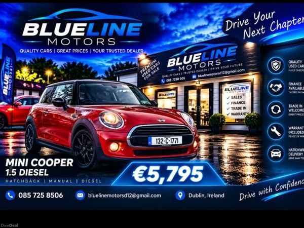 Mini One Hatchback, Diesel, 2014, Red